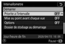 NIKON Z 61I - Choisissez une option de priorité à l'intervalle. - 1