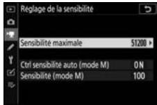 NIKON Z 61I - Réglage de la sensibilité - 1