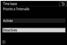 NIKON Z 61I - Choisissez une option de priorité à l'intervalle. - 3