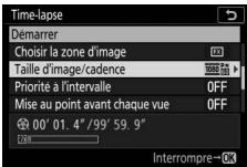 NIKON Z 61I - Choisissez la taille d'image et la cadence. - 1