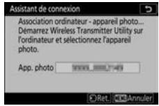 NIKON Z 61I - Démarrer le processus d'association. - 1