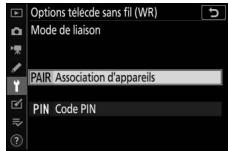 NIKON Z 61I - : Choisissez un mode de liaison pour la wr-r10. - 1