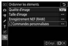 NIKON Z 61I - Positionnez la rubrique. - 1