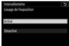 NIKON Z 61I - Activez ou désactivez le lissage de l'exposition. - 2