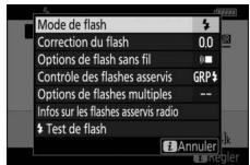 NIKON Z 61I - V informations du flash et réglages de l'appareil photo - 2