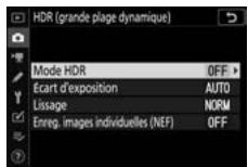 NIKON Z 61I - Sélectionnez un [mode HDR] - 1
