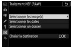 NIKON Z 61I - Choisissez la méthode de sélection des images. - 1