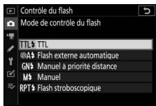 NIKON Z 61I - Mode de contrôle du flash - 1