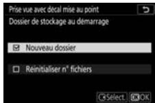 NIKON Z 61I - Choisissez les options de dossier au démarrage. - 2