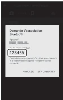 NIKON Z 61I - Appareil photo/périphérique android : vérifie que l'appareil photo et le périphérique android affichent le même code d'authentication. - 1