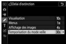 NIKON Z 61I - Temporisation du mode veille - 1