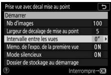 NIKON Z 61I - Choisissez l'intervalle entre les prises de vues. - 1