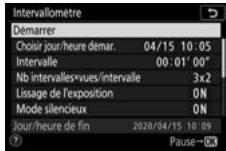NIKON Z 61I - Mettez en surbrillance [demarrer] et appuyez sur - 1