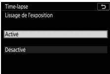 NIKON Z 61I - Activez ou désactivez le lissage de l'exposition. - 2