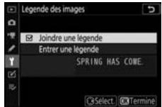 NIKON Z 61I - Joindre une légende - 1