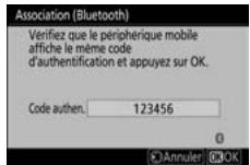 NIKON Z 61I - Appareil photo/périphérique android : démarrez le processus d'association. - 1