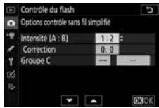 NIKON Z 61I - : Réglez les paramètres du contrôle sans fil simplifié. - 1