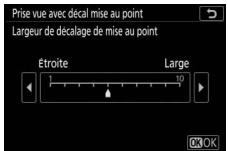 NIKON Z 61I - - Choisissez dans quelle mesure la distance de mise au point change à chaque prise de vue. - 3