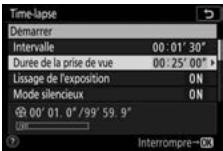 NIKON Z 61I - Paramétrez les réglages de la vente time-lapse. - 3