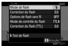 NIKON Z 61I - Modification des réglages du flash - 1