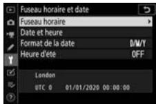 NIKON Z 61I - Choisissez un fuseau horaire - 1