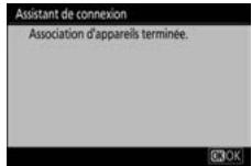 NIKON Z 61I - Terminer le processus d'association. - 1