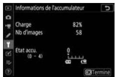 NIKON Z 61I - Informations de l'accumulateur - 1