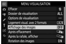 NIKON Z 61I - Mettez en surbrillance une rubrique de menu. - 2