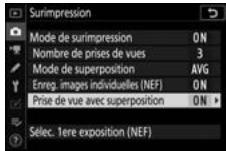 NIKON Z 61I - Choisissez une option pour [prise de vue avec superposition] - 1