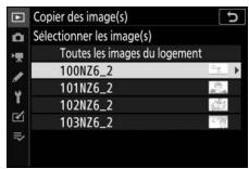 NIKON Z 61I - Sélectionnez le dossier source. - 1
