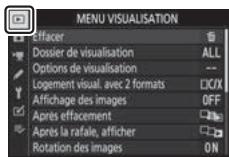 NIKON Z 61I - - Menu visualisation : gestion des images - 1