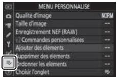 NIKON Z 61I - Menu personnel/réglages récents - 1