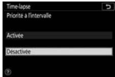 NIKON Z 61I - Choisissez une option de priorité à l'intervalle. - 3