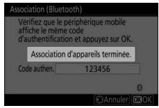 NIKON Z 61I - Appareil photo/périphérique ios : suivez les instructions à l'écran pour effectuer l'association. - 1