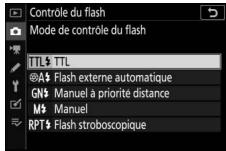 NIKON Z 61I - Mode de contrôle du flash - 1