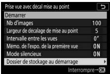 NIKON Z 61I - Choisissez les options de dossier au démarrage. - 1