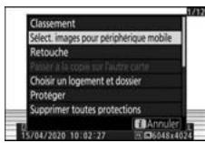 NIKON Z 61I - Sélectionner les images à envoyer - 1