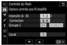 NIKON Z 61I - : Réglez les paramètres du contrôle sans fil simplifié. - 1