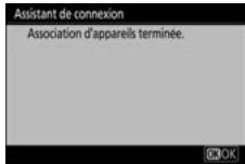 NIKON Z 61I - Terminer le processus d'association. - 1
