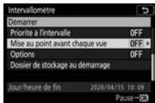 NIKON Z 61I - Choisissez si l'appareil photo effectue la mise au point entre les prises de vues. - 1