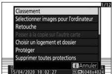 NIKON Z 61I - Sélection des images à transférer - 1