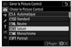 NIKON Z 61I - Sélectionnez un picture control. - 1