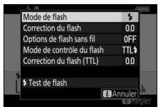 NIKON Z 61I - Modification des réglages du flash - 1
