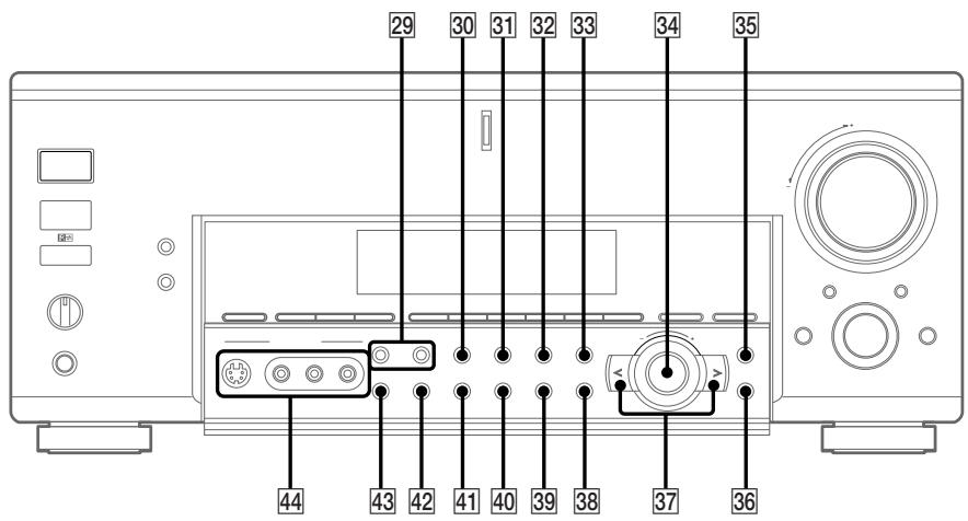 SONY STR-VA333ES - Tasten mit Zahlen und Symbolen - 3