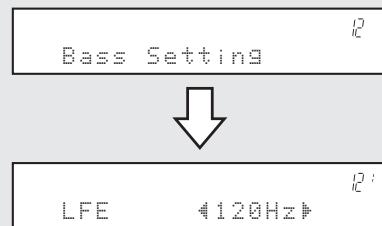 DENON DHT-1311 - Réglage des graves (bass setting) - 1