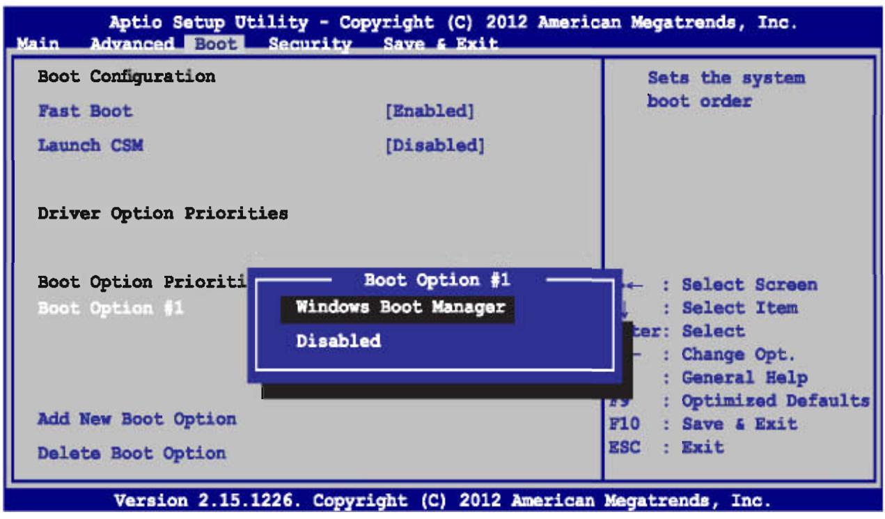 ASUS X751LD-T6046H - Menu boot (démarrage) - 2