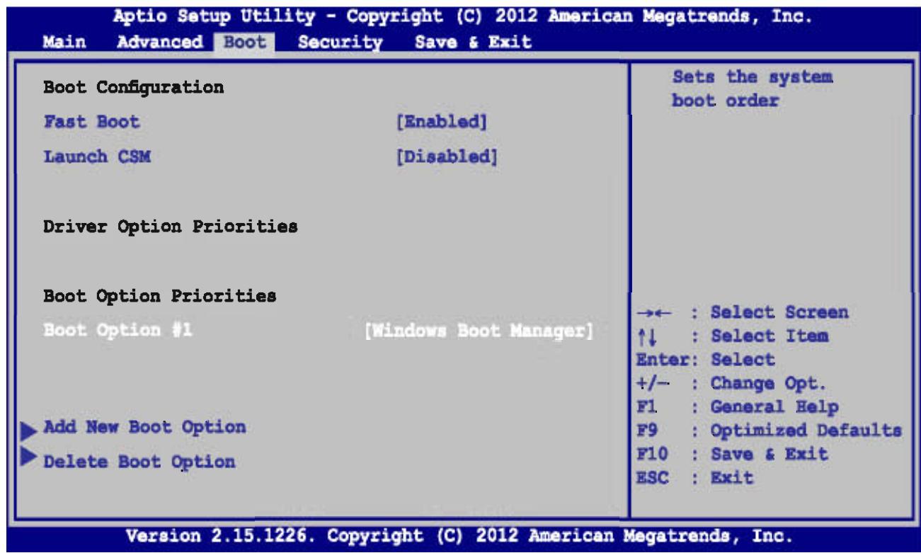 ASUS X751LD-T6046H - Menu boot (démarrage) - 1