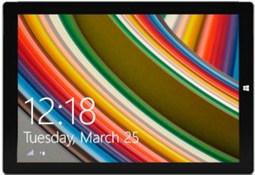 MICROSOFT SURFACE PRO 3 256 I7 - Écran de verrouillage et connexion - 1