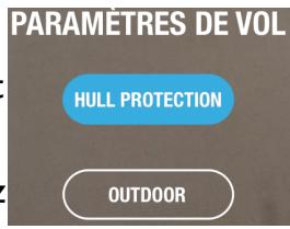 PARROT BEBOP DRONE BLEU - Utiliser les protections externes - 1