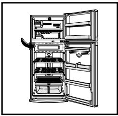 LG-GOLDSTAR GR 4398 BV - Positionnement du contrôleur de température - 1